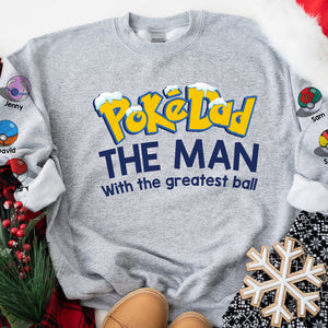 The Man With The Greatest Balls, Personalized Family Shirt, 3D AOP Shirt 3DAP-01OHTN190923-01, Gift For Dad, Gift For Grandpa - AOP Products - GoDuckee