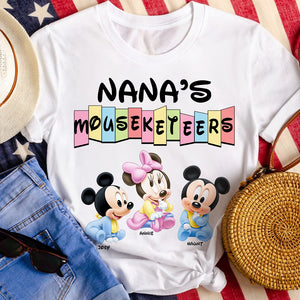Personalized Gift For Grandma Shirt. Adorable Mouse Characters 04OHLU130325 - Shirts - GoDuckee