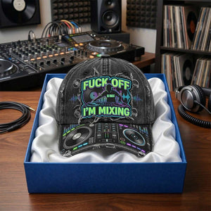 DJ Turntable Graphic Cap - Personalized Gift For Music Lovers 04NATN170326 - Caps - GoDuckee