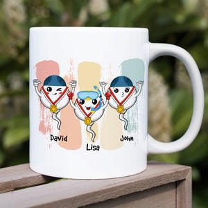 Dad, Always Remember, Gift For Dad, Personalized Mug, Funny Sperm Mug, Father's Day Gift - Coffee Mug - GoDuckee