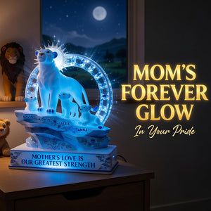 Queen Mom And Cubs Light Box Personalized Gifts For Mom 01PGDT150426