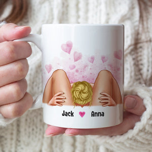 I Like It When You Lick Me Personalized Coffee Mug, Couple Gift - Coffee Mug - GoDuckee