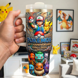 40th Anniversary Monster Trainer Tumbler - Personalized Anniversary Gift 01toqn120326-Homacus