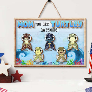Personalized Gifts For Mom 2 Layers Wood Sign 01KAQN280324 Mother's Day - Wood Signs - GoDuckee