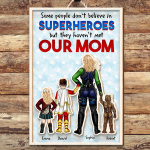 Personalized Gifts For Mom Wood Sign The Best Mom 01HUDT220224PA - Wood Signs - GoDuckee