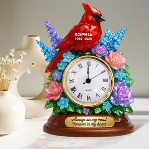 Memorial Desk Clock Plaque - Personalized Gifts For Heaven 05naqn280525 - Clock Plaques - GoDuckee