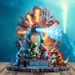 Personalized Gifts For Mom Acrylic Plaque Queen Power Mom 02QHPU150425 - Shaped Plaques - GoDuckee