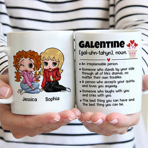 Personalized Gifts For Bestie Coffee Mug 01KADT020125HH - Coffee Mug - GoDuckee