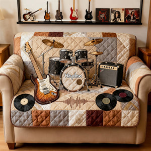 Rock & Roll Spirit Sofa Cover - Personalized Gifts For Rock Lovers 05NALU270126 - Sofa Cover - GoDuckee
