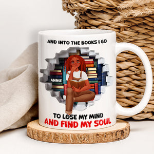 Personalized Gifts For Book Lovers Coffee Mug Reading Book Girl 03KALU040125PA - Coffee Mug - GoDuckee