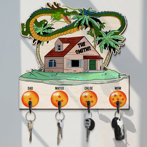 Personalized Gifts For Family Wood Key Hanger 02TODT130624 - Wood Sign - GoDuckee