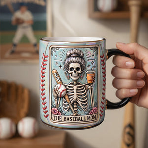 Fun Waiting Baseball Mom Tarot Card Magic Mug - Personalized Gifts For Baseball Mom 02qhdh200426 - Coffee Mug - GoDuckee