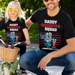 Personalized Dad Shirt Daddy Son/Daughter Squad, Gift For Dad - Shirts - GoDuckee