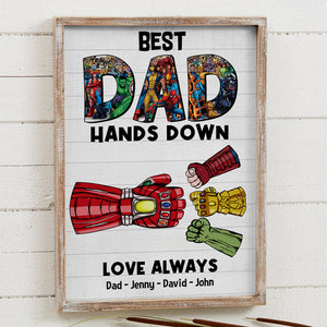 Father's Day 01HUTN190523HA Personalized Canvas Print - Poster & Canvas - GoDuckee