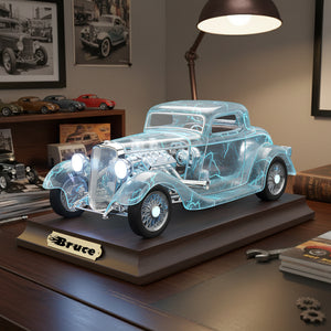 Hot Rod Car Acrylic Plaque – Personalized Gifts For Hot Rod Lovers 07kilu161225 - Shaped Plaques - GoDuckee