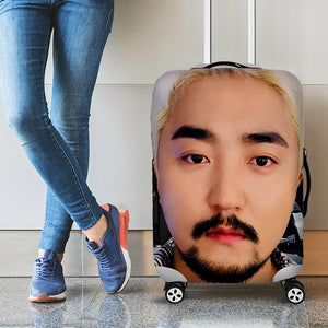 Custom Photo Luggage Cover, Funny Gift For Upcoming Trips - Tote Bag - GoDuckee
