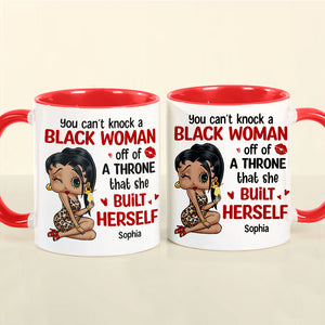 Can't Knock A Black Woman Off Personalized Coffee Mug 03HTTN270723HH-01 - Coffee Mug - GoDuckee