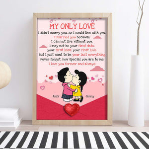Personalized Gifts For Cartoon Lover Canvas Poster Couple Valentine 04XQMH051224HG - Poster & Canvas - GoDuckee