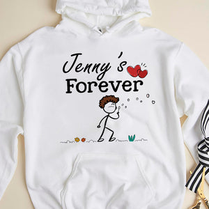 Always Forever-Gift For Couples-Personalized Couple Shirts- Anniversary Gift - Shirts - GoDuckee