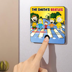 Personalized Gifts For Family Music Fridge Magnet Family Holding Hand 02XQDT281225HH - Fridge Magnet - GoDuckee