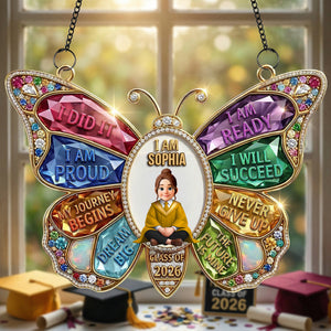 Graduation Suncatcher Ornament - Personalized Gifts For Kids 01tytn030426 - Ornament - GoDuckee