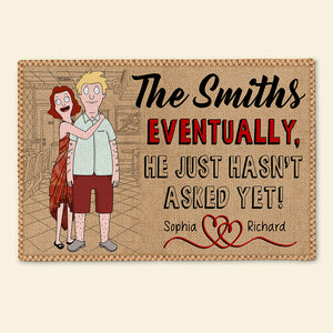 Personalized Gifts For Couple Doormat Funny Couple 03OHQN060225HG - Doormat - GoDuckee