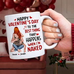 Personalized Gift For Couple Mug Happy Valentine's Day - Coffee Mugs - GoDuckee