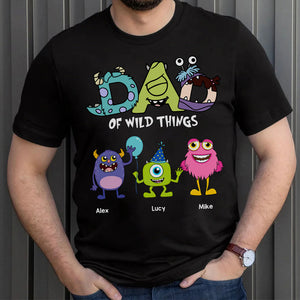 Dad Of Wild Things Personalized Shirt, Gift For Dad-1OHHN130623 - Shirts - GoDuckee