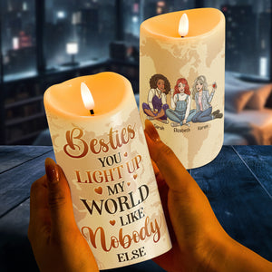 Personalized Gifts For Best Friends LED Candle 05kaqn171224hhpa - Led Candle - GoDuckee