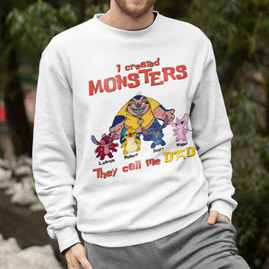 I Created Monsters They Call Me Dad, Personalized Shirt 05DNPO300523 - Shirts - GoDuckee