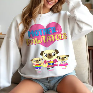 Personalized Gift For Mom Shirt, Mother & Pawtatoes Mother's Day 03OHLU130325 - Shirts - GoDuckee