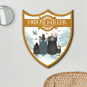 Personalized Gifts For Family Wood Sign Movie Family Characters 04QHTN240124 - Wood Signs - GoDuckee