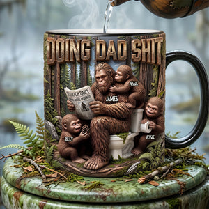 Funny Squatch Dad Magic Coffee Mug - Personalized Gifts For Dad 02tyta060526 - Coffee Mug - GoDuckee