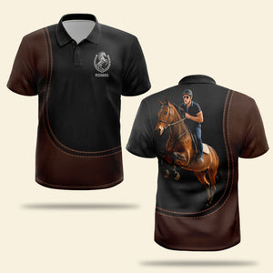 Horse Lover 3D Polo Shirt - Custom Photo Gifts For Horse Riders 04pgqn060825 - Polo Shirts - GoDuckee