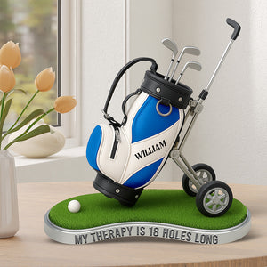 Golf Therapy Acrylic Plaque - Personalized Gifts For Golf Lovers 01ohqn260625 - Shaped Plaques - GoDuckee