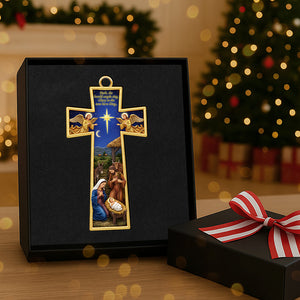 Gifts For Jesus Lover, Jesus Christmas Acrylic Ornament 01hyta171025 - Ornament - GoDuckee