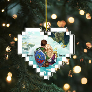 You're The Last Piece, Couple Gift, Personalized Ornament, Game Lover Couple Ornament, Christmas Gift 03HTPO140723HH - Ornament - GoDuckee