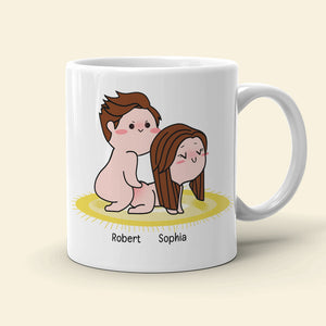 I'm Behind You 100%-Gift For Couple-Personalized Coffee Mug-Funny Couple - Coffee Mug - GoDuckee