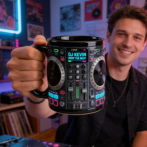 DJ Tables Coffee Mug Personalized Gifts For Disc Jockey 03natn070226 Music Lovers - Coffee Mug - GoDuckee