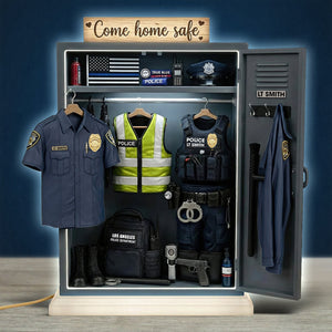 Police Personal Locker Light Box, Personalized Gifts For Police Office, Sheriff, Detective,... 01qhqn221225 - Light Box - GoDuckee