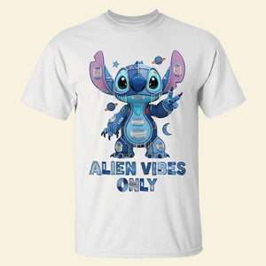 Blue Alien Shirt Personalized Gifts for Fans 03OHDT280525 - Shirts - GoDuckee
