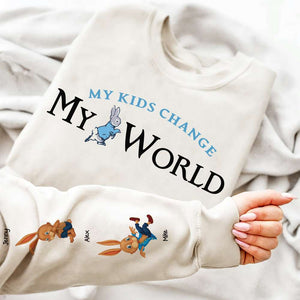 Personalized Gift For Mom Shirt My Kids Change My World 01OHHN100124 - AOP Products - GoDuckee
