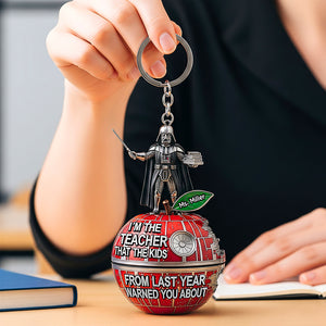 Funny Strict Teacher In The Galaxy Keychain - Personalized Gifts For Teacher 03qhqn010725 - Keychains - GoDuckee