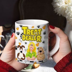 Personalized Gifts For Mom Coffee Mug Treat Dealer 01XQLU040325PA - Coffee Mug - GoDuckee
