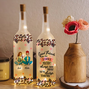 Personalized Gifts For Friend Bottle Lamp Good Friends 01HUDT200225HH - Bottle Lamp - GoDuckee