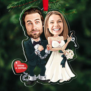 Wedding Couple Custom Photo Acrylic Ornament 01nadt151123 - Ornament - GoDuckee