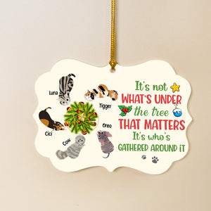 That Matters It's Who's Gathered Around It Medallion Acrylic Ornament 04PGTN210823 - Ornament - GoDuckee
