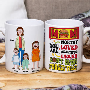 Personalized Gifts For Mom Coffee Mug Don't Ever Forget 03TODT100325HG - Coffee Mug - GoDuckee