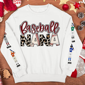 Baseball Nana, Personalized Family Shirt, Gift For Family, Baseball Family - AOP Products - GoDuckee