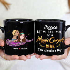 Personalized Gift For Couple Mug Let Me Take You On A Ride 02HTHN110124HH - Coffee Mug - GoDuckee